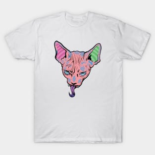 Dope chihuahua with awesome face tattoos illustration T-Shirt